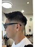 【カット＋顔剃り】カット＋顔剃り＋眉調整のセットメニューです♪男性限定♪