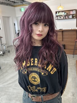 リヴ ウメダ(LIV umeda) カシスピンク/ケアブリーチ/ダブルカラー/梅田