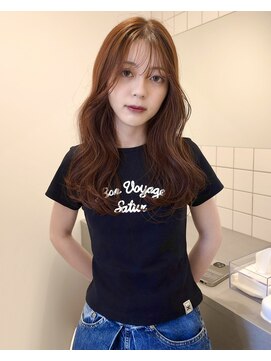 チーカ(chica) オレンジブラウン ブリーチなしダブルカラー