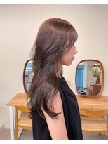 シキムーン 横浜(siki MOON)&nbsp;透け感グレージュ＋レイヤーカット[横浜/横浜駅]