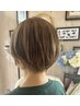 【白髪ぼかしハイライト&grossカラー】グレイリタッチカラー＋カット