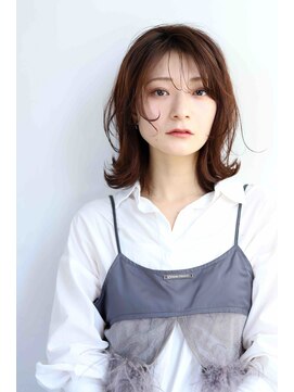 キャンパス(CANPUS) CAN：PUSスタイル/ナチュラル外ハネミディ