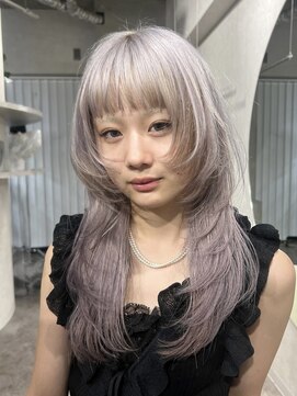 アドネ プライム(adne prime) クラゲヘアー/姫カットレイヤー/ラベンダーミルクティー