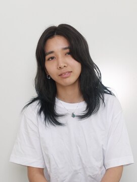 フォークロア 本店(Folk Lore) ブリーチなしダブルカラーとウルフレイヤーで　かっこかわいく！