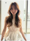 顔まわりレイヤー×韓国へア/小倉