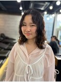 大人可愛い20代30代40代◎抜け感大人のミディアムパーマ
