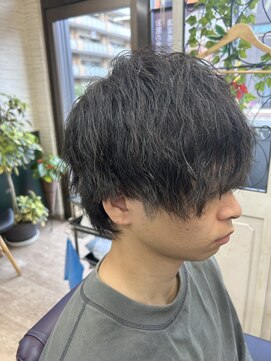 アサノカットブース 波打ちパーマ×レイヤーショート