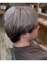 ヘアーサロン アトリエ(Hair salon ATORIE)&nbsp;ブリーチカラーホワイトベージュエンドブラック