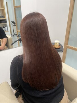 アスター 越谷レイクタウン(aster) 暖色系カラー×酸熱トリートメント