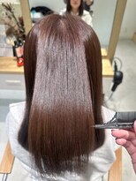 2席のみの美容室 アナイス(Anaiss)&nbsp;黒髪カタログ/クラゲヘアー/オリーブグレー/ 蟹江