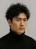 ハレ ヘアサロン(Hale hair salon)&nbsp;Haleニュアンスパーマスパイキーショートバーバーフェザーパーマ