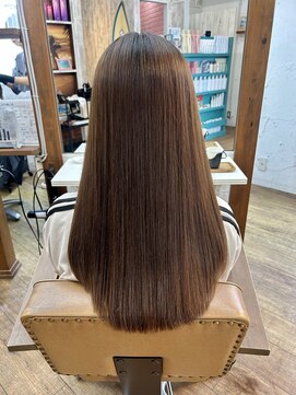 ヘアリゾート リノ(Hair resort Lino) ミネコラトリートメント×12トーンベージュカラー