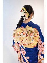 年間200名超の着付け実績が支える、品と再現性のヘア