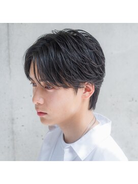 アッシュ 千歳烏山店(Ash) スペインカールセンターパートツーブロック韓国マッシュフェザー