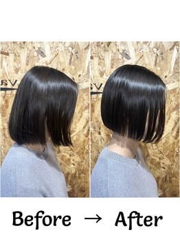 ヴァンガード(Vanguard)の写真/小顔見え効果UPで360度どこから見ても美シルエットのショートヘアで毎日のスタイリングもカンタンに…♪