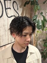 ロイズ ヘアデザイン アンド スパ(LOES)&nbsp;スパイラルパーマ×センターパート