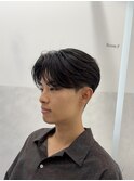 センターパート/毛流れパーマ/ニュアンスパーマ/ダウンパーマ
