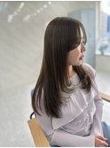 オリーブベージュ/前髪/艶髪/髪質改善/縮毛矯正/代々木