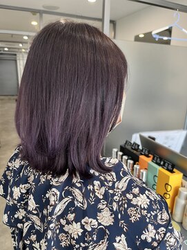 フェイス 札幌麻生店(face) 【イルミナカラー】ラベンダー×レイヤーボブ◎