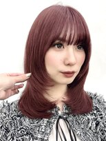 ゲーム 原宿店(GAME) レイヤーカット/暖色カラー/顔まわりカット/艶カラー