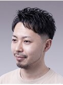 ハイフェードショートパーマ