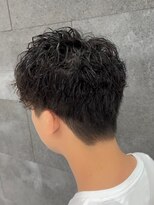 ギーク(Geek)&nbsp;簡単セット×無造作メンズパーマ