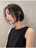 【大人ボブ♪】艶々ストレート 髪質改善 縮毛矯正 オージュア