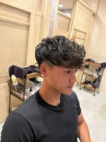 デジャヴ ヘアー アンド スペース 西千葉(dejave hair&space)&nbsp;フェード×ウェーブ20代30代40代メンズカット眉毛Men's西千葉