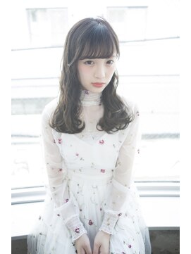 サロンドミルク 原宿(salon de MiLK) 【salon de MiLK 原宿】ゆるふわ耳かけ透け感カラー