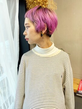 コンパス(COMPASS) ピンクバイオレットショート