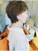 大人なショートボブ