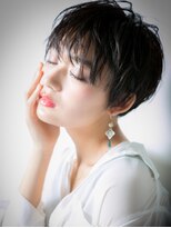 カバーヘア ブリス 北浦和(COVER HAIR bliss) *bliss北浦和*黒髪エッジショートで洗練大人女子x