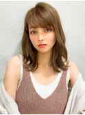 松宮錦糸町/モカベージュ/ココアベージュ/ゆるふわ/シアーカラー