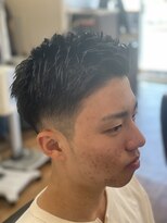 ヘアー クリエイト 縁(Hair Create en) ソフトフェード　アレンジツーブロックスタイル