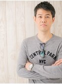 ≪mod's men≫チャコールグレーの大人バーバースタイルd