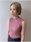 ブリーチオンカラーbob
