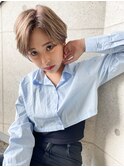 モードカジュアルなアンニュイスタイル☆ハンサムショート