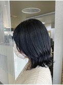 ダブルカラーブルーブラック(^^)