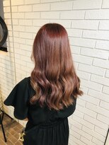 サボン ヘア デザイン カーザ(savon hair design casa+) ロング×ピンクベージュ