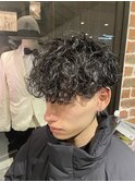 トレンド波巻きパーマ