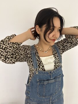 オウン 藤沢(Own.) 【Ayumi】顔まわりパーマ、顔まわりカット、後毛パーマ