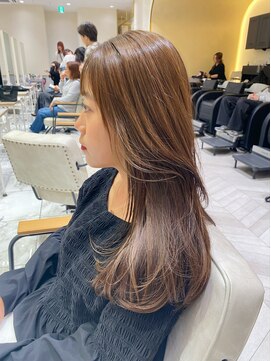 ゼスト フィーノ(ZEST fino) 【橋本姫奈】レイヤーカット×ブラウンカラー