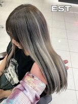 エスト 大阪梅田(EST)&nbsp;レミー100%/53cm☆シールエクステ60枚+ブリーチカラー
