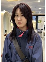 ギグス 栄店(gigs)&nbsp;ブリーチなしレッドカラー