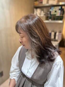 エルピス 中央林間店(elpis) 白髪が1.5ヶ月気にならない白髪ぼかし