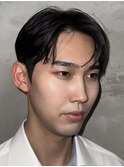 韓国シースルーセンターパートカルマパーマダウンパーマ
