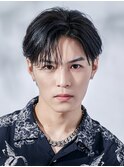 韓国ニュアンスパーマシャドウパーマワックスなしセンターパート