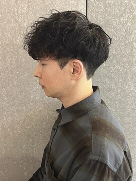 ニアウ 太田店(Niau) メンズナチュラルマッシュシャドウパーマ質感重視ニュアンス