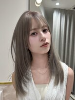 キャリ 渋谷(care)&nbsp;くすみホワイトブロンド