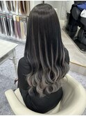グレー×グレージュグラデーション